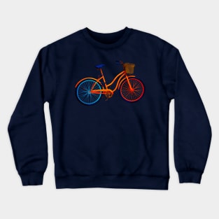 colored bicycle Crewneck Sweatshirt